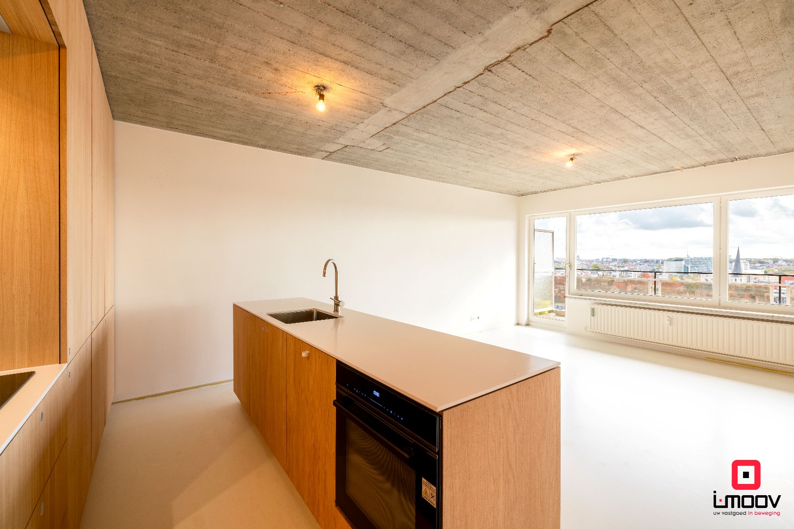 Uniek appartement te huur met twee terrassen en adembenemend uitzicht over de torens van Gent 