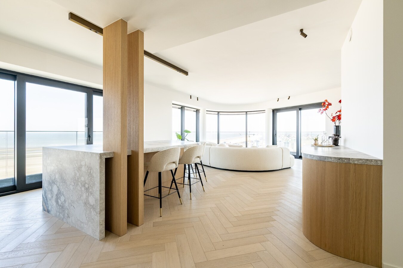 Eén van de hoogsgelegen appartementen van Knokke-Heist met magnifieke zichten 