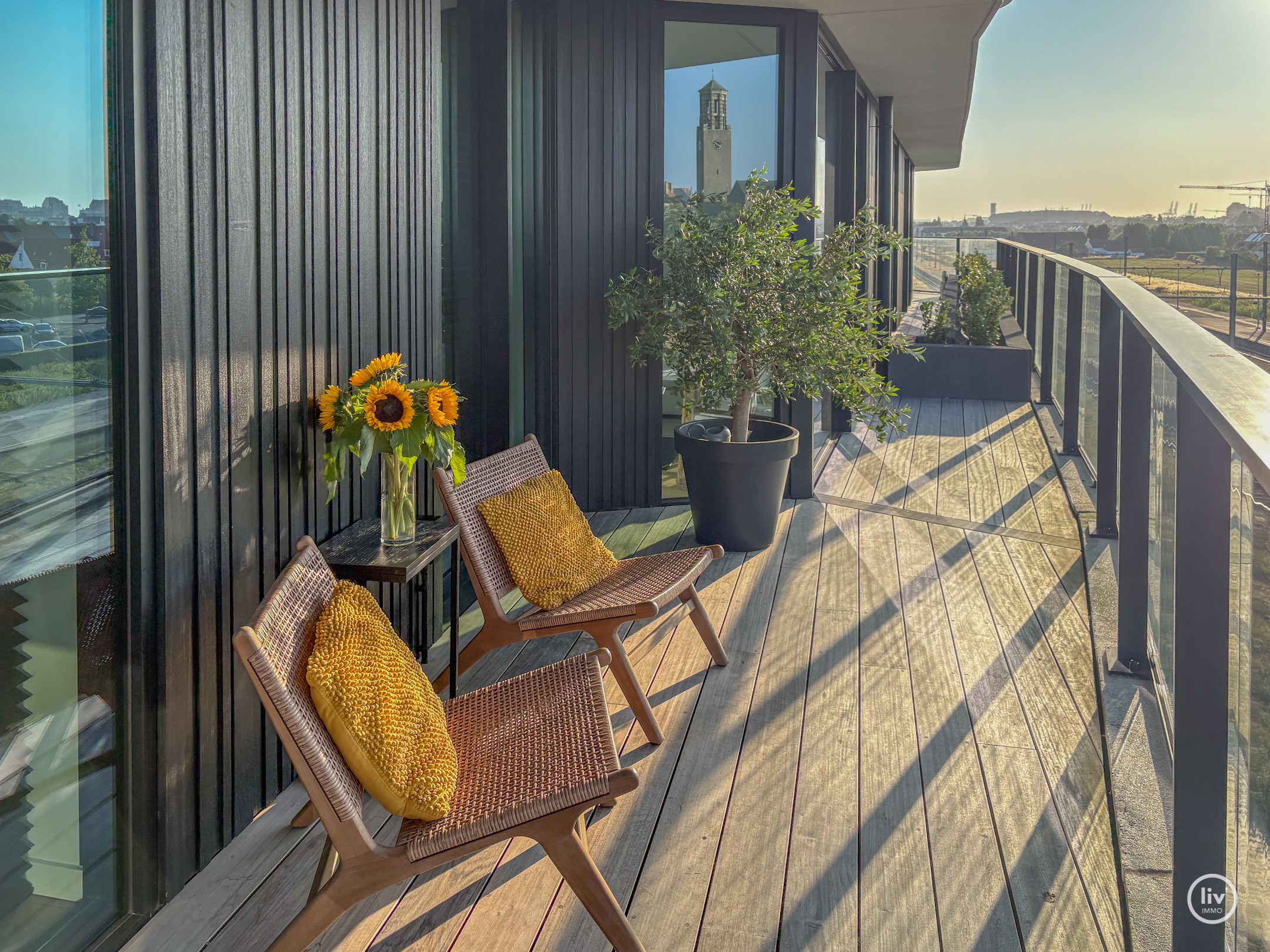 Lichtrijk appartement met groot terras te Res. Lake Garden - Duinenwater 