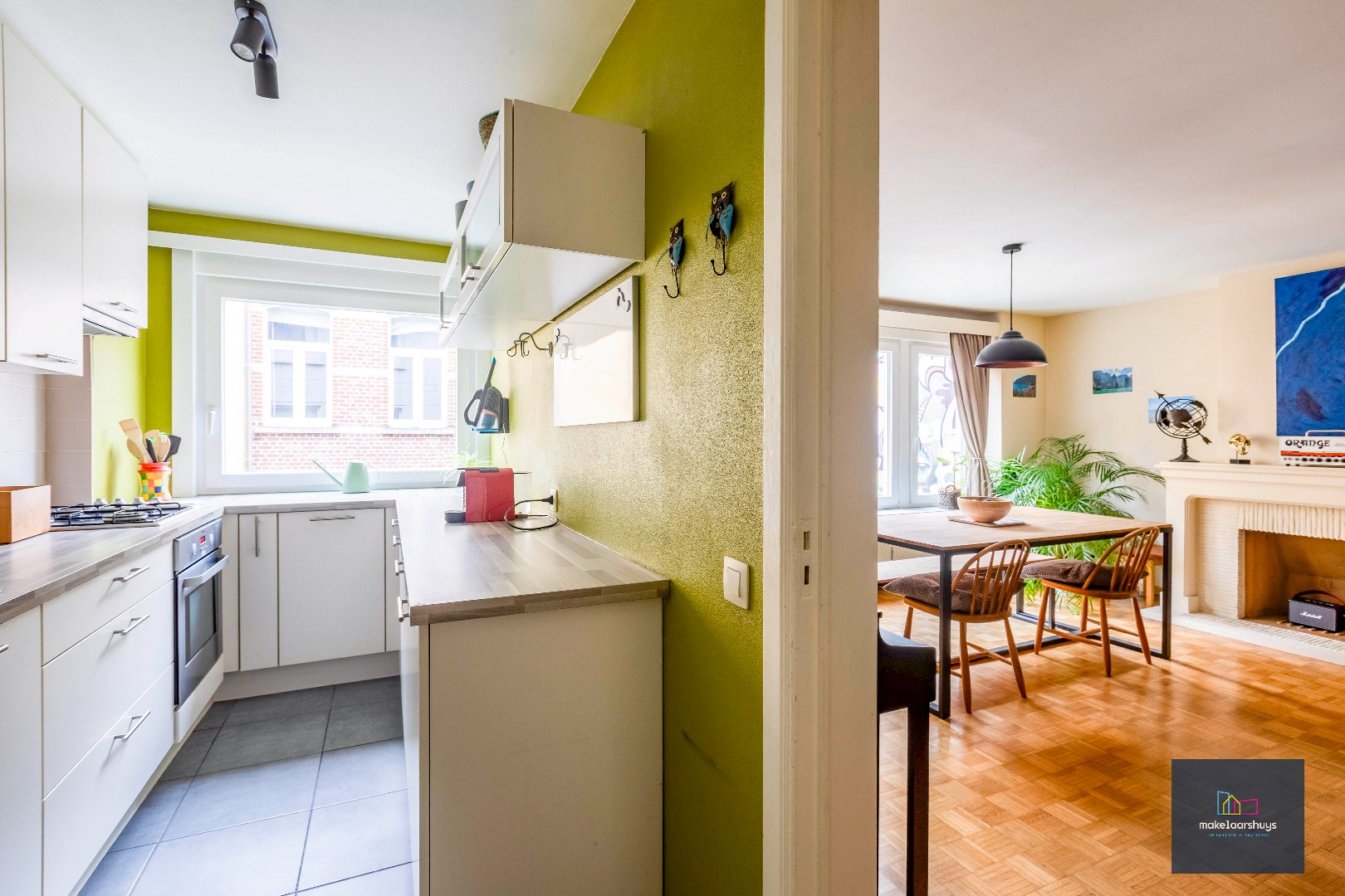 Schitterend gelegen 2 slp.app in het centrum van de stad. 