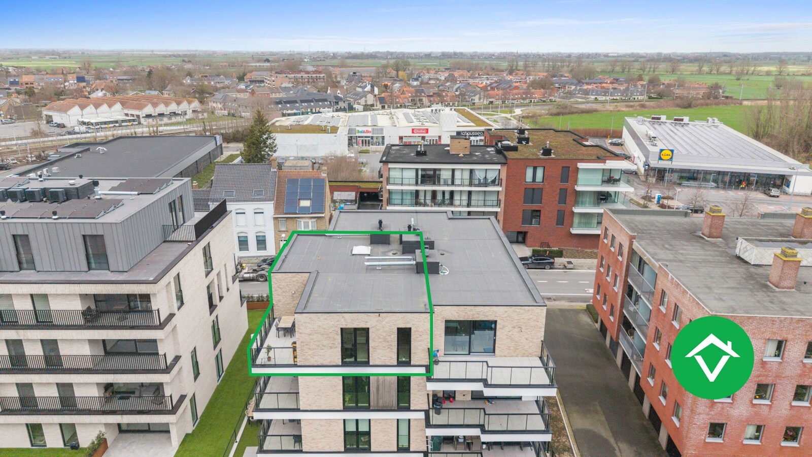 Recent topappartement (2023) met 2 slaapkamers én garage te Diksmuide 