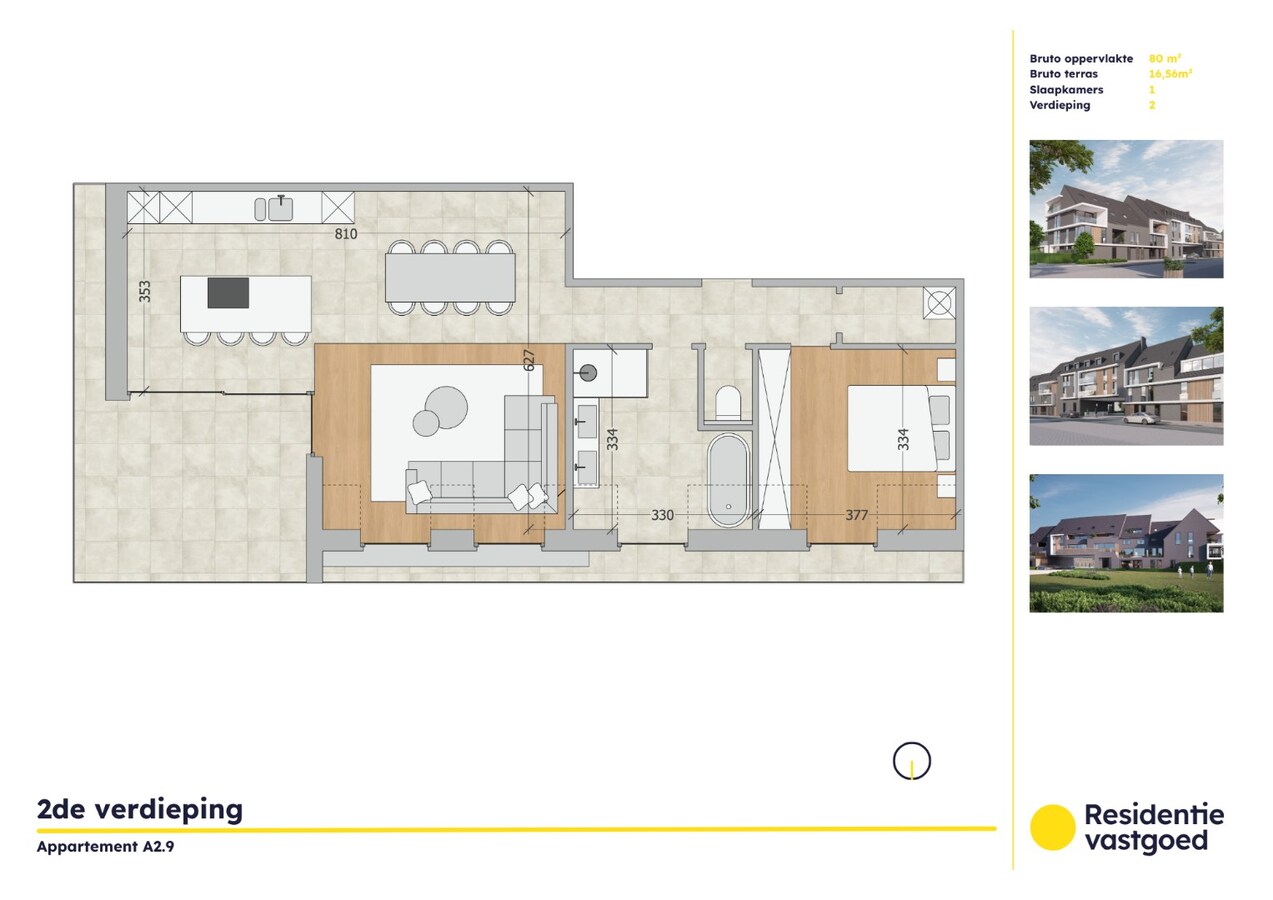 Te koop appartement - Oudenburg