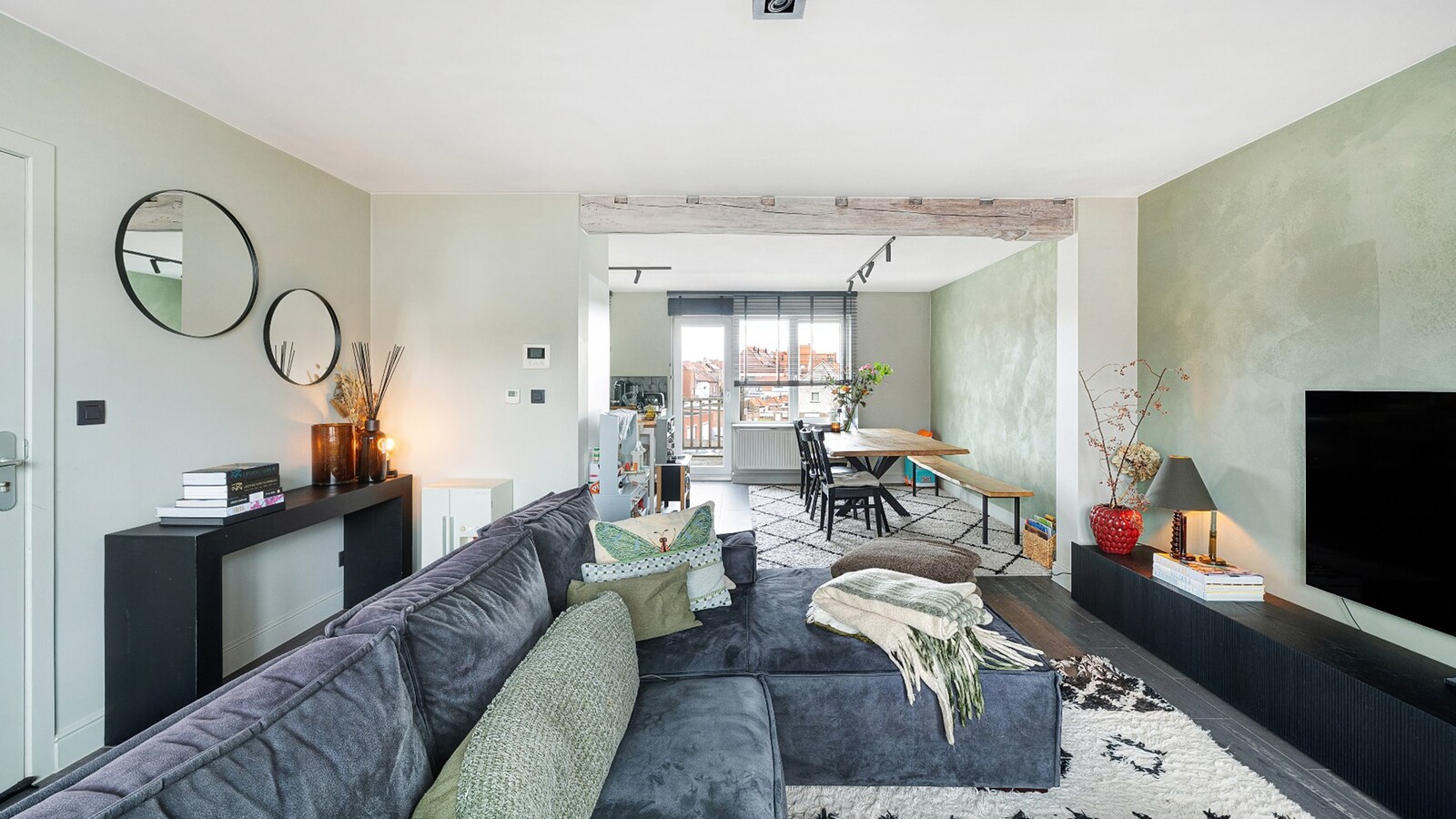 Smaakvol duplexappartement dichtbij het strand 