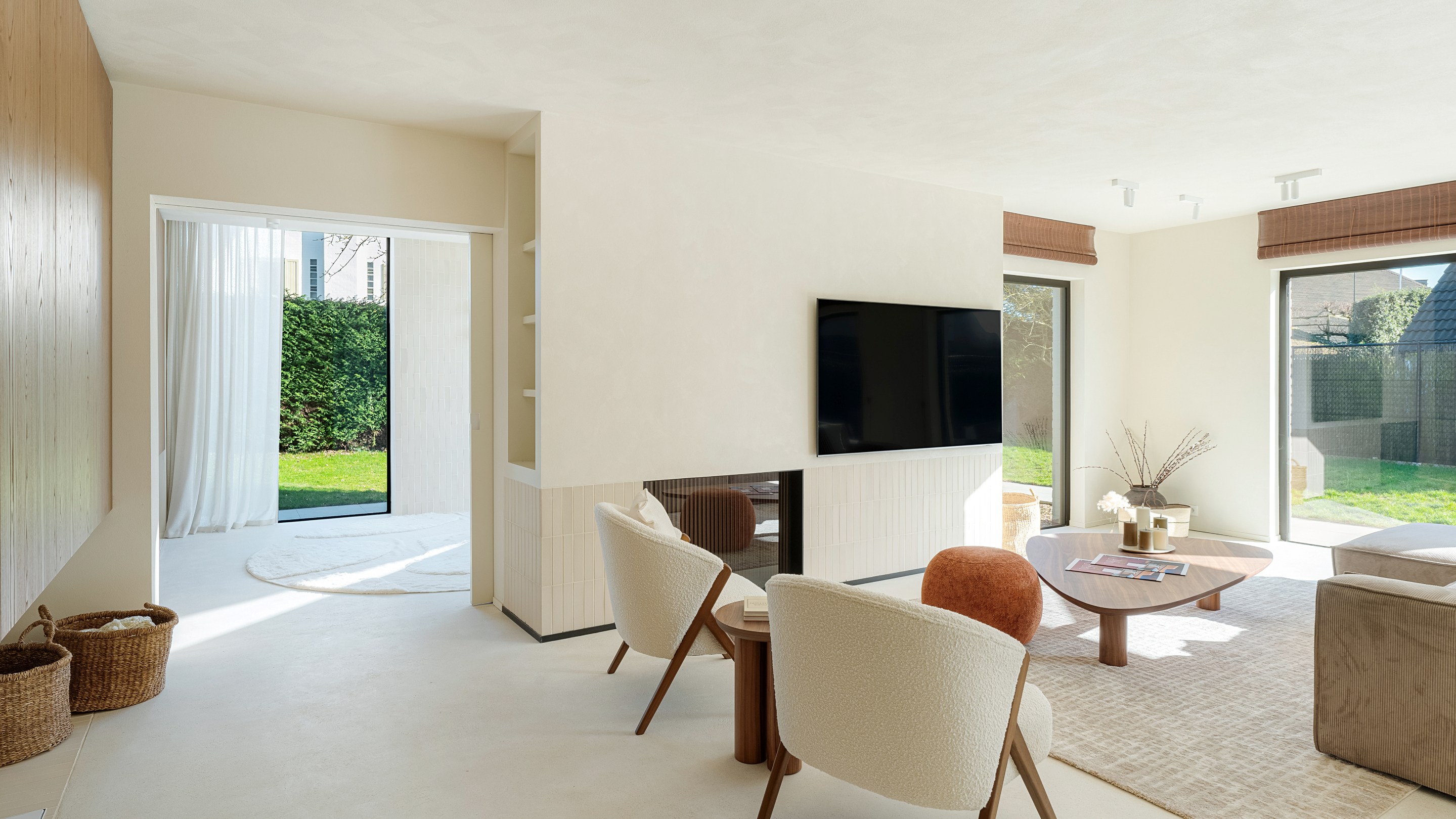 Villa de luxe rénovée dans un quartier résidentiel. 