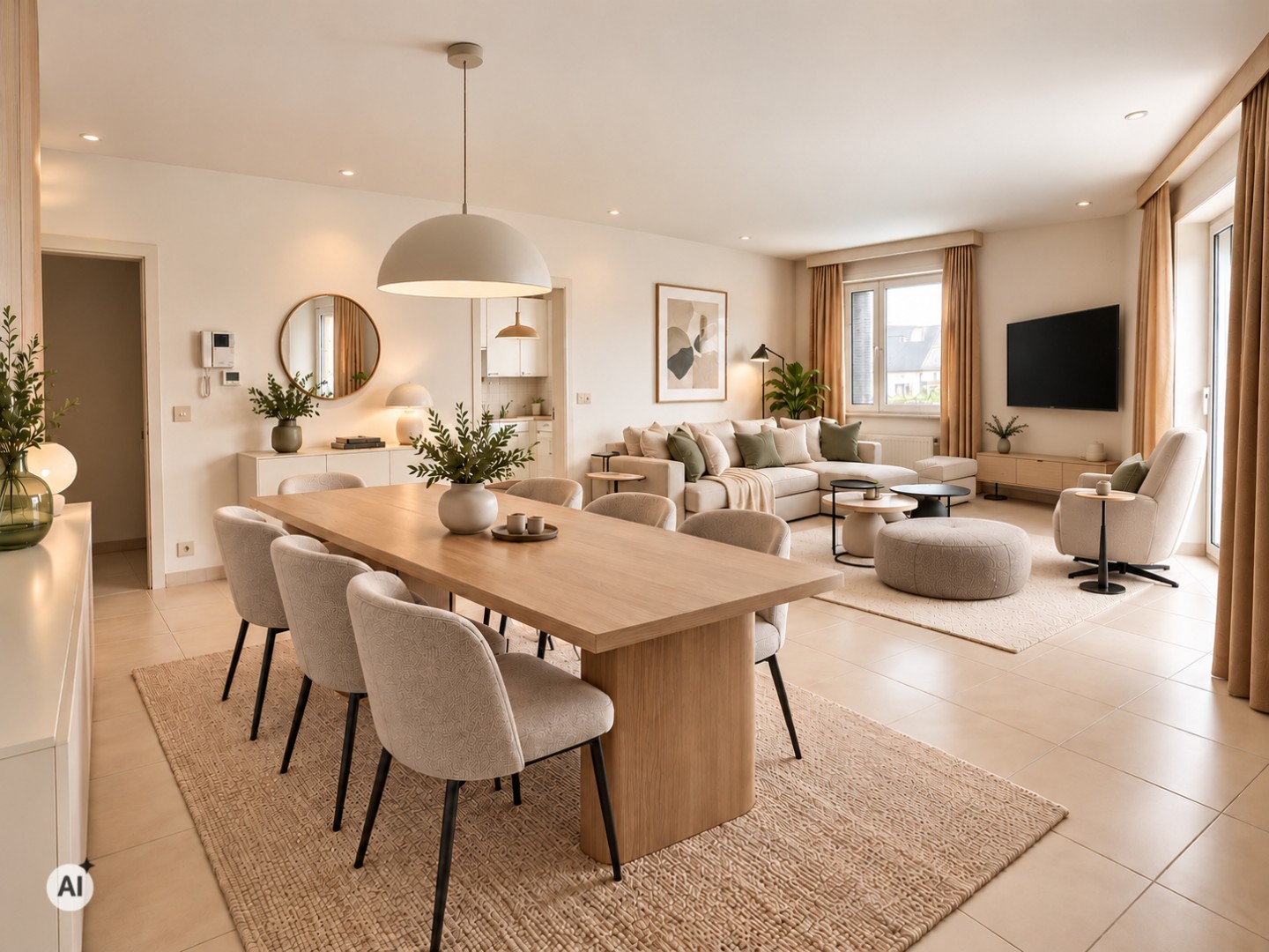 Ruim hoekappartement met 3 slaapkamers en garage in hartje Waregem! 