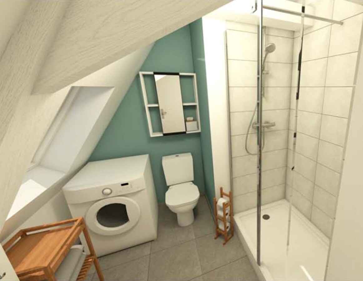 COLOCATION - Duplex avec 2 chambres meublé, rénové et décoré ! 