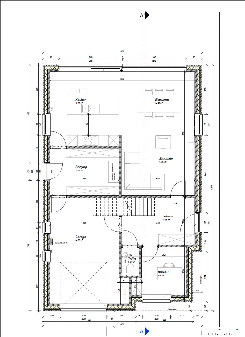 Ruime nieuwbouwwoning te Boutersem met zicht op het achterliggend groen 