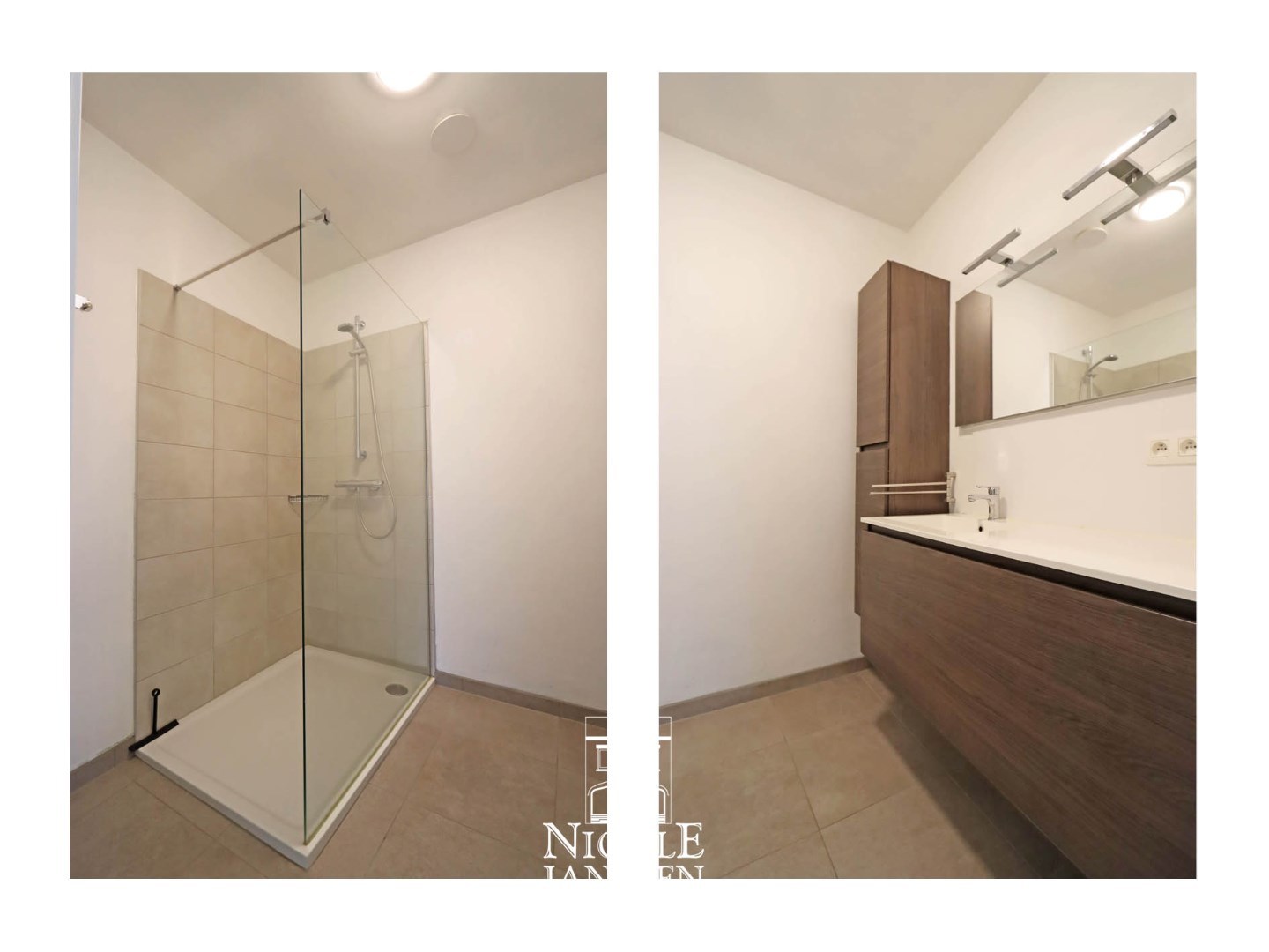 Badkamer met inloopdouche