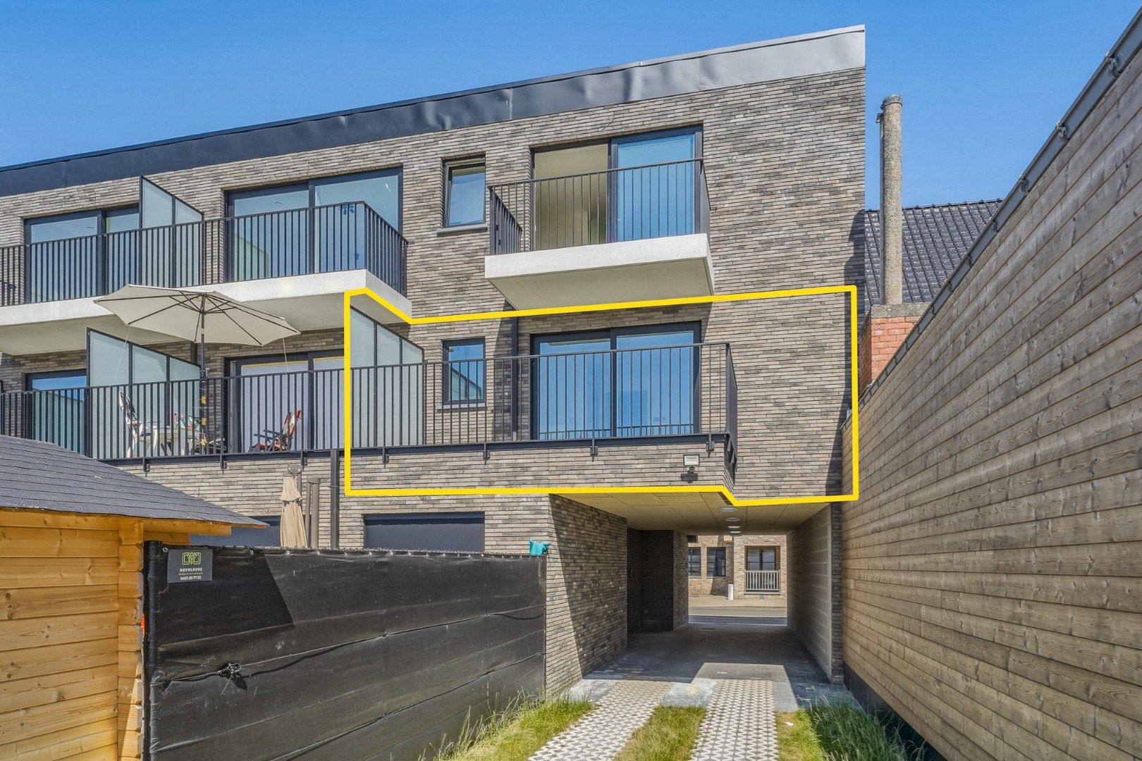 Modern nieuwbouwappartement met ruim terras en 2 slaapkamers in Westkerke 