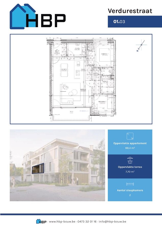 Project Verde - Modern wonen in het hart van Oudenaarde 