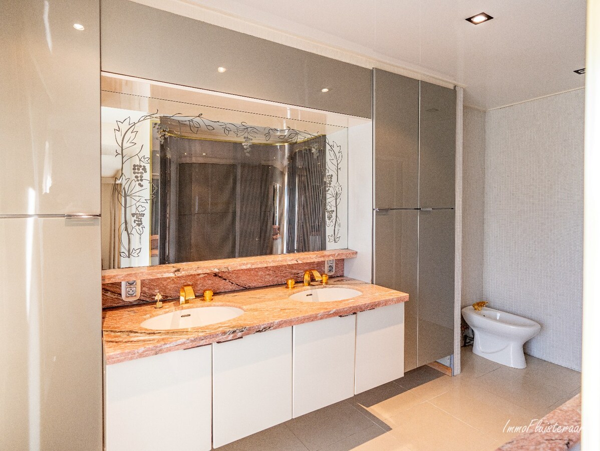 Rural villa with multifunctional outbuilding on approximately 51 acres in Bilzen 