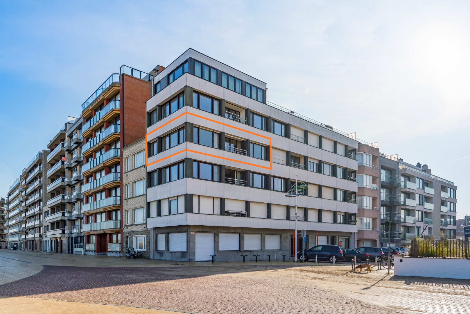 prachtig hoek appartement met 2 slaapkamers 