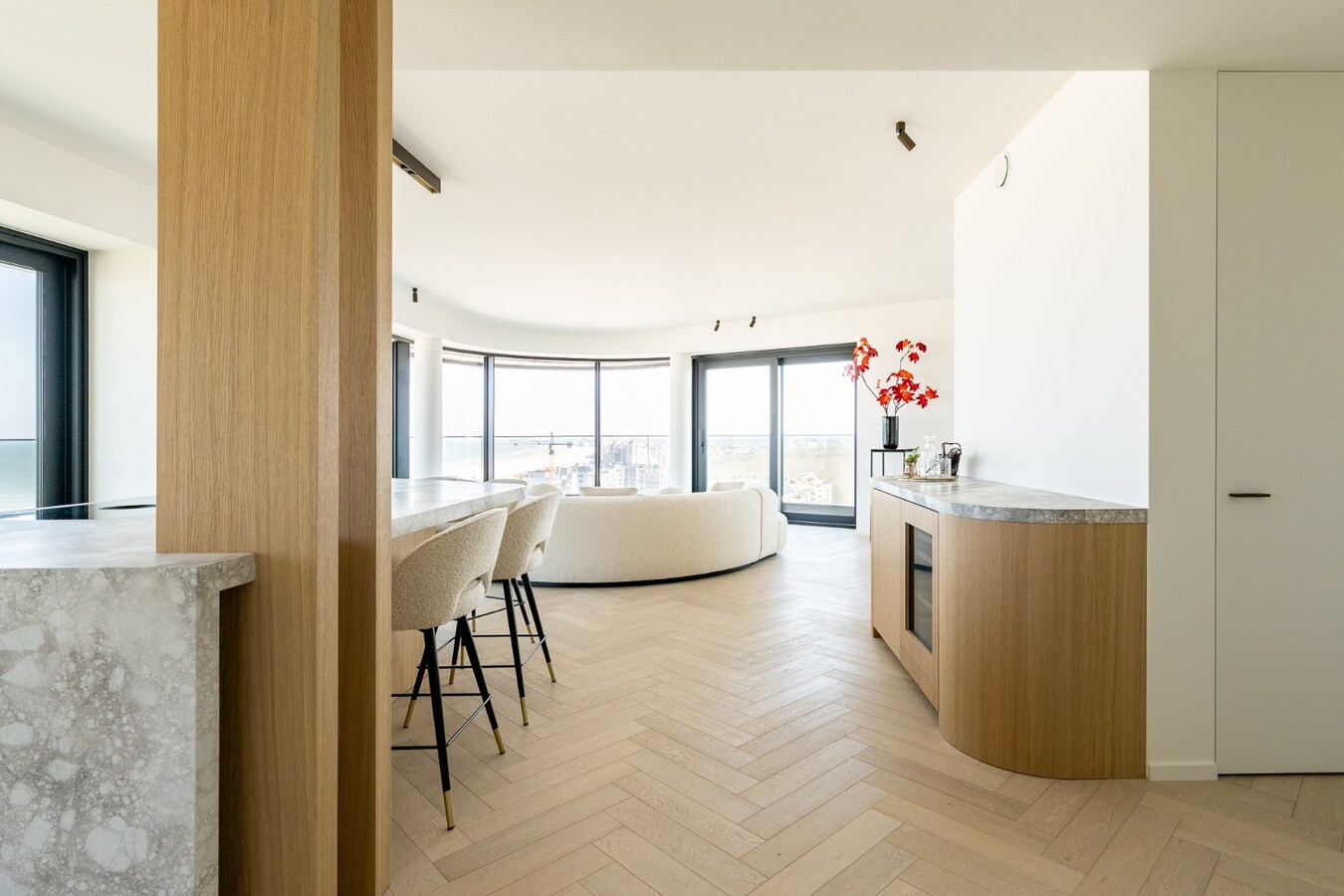 Eén van de hoogsgelegen appartementen van Knokke-Heist met magnifieke zichten 