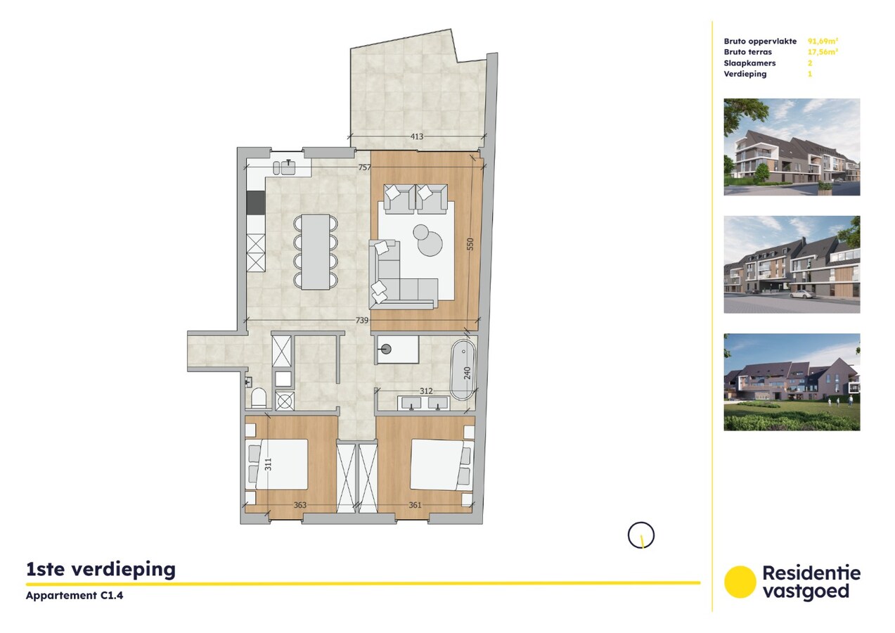 Te koop appartement - Oudenburg