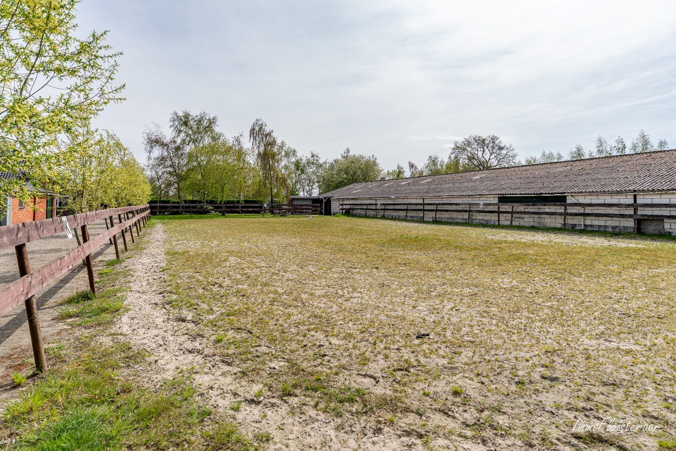 Woning met stalgebouwen en buitenpiste op ca. 6ha te Bocholt 