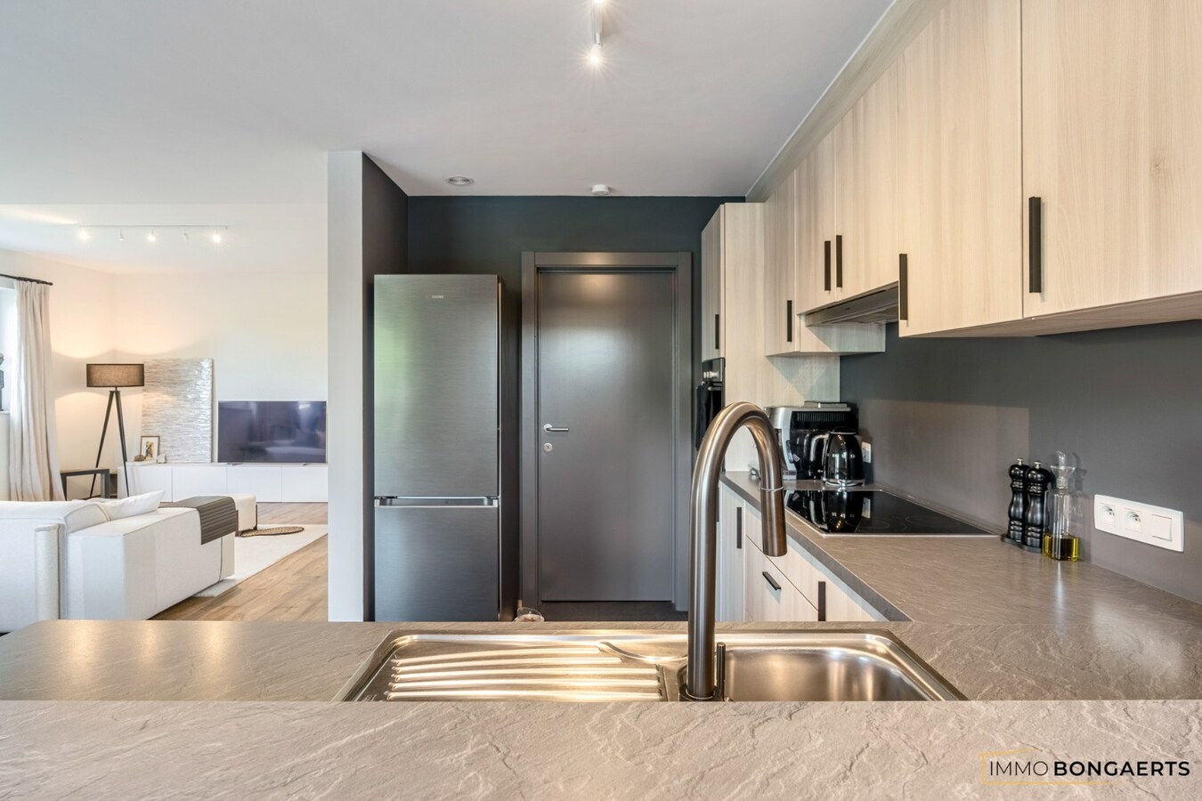 Gelijkvloers appartement met 2 slaapkamers 