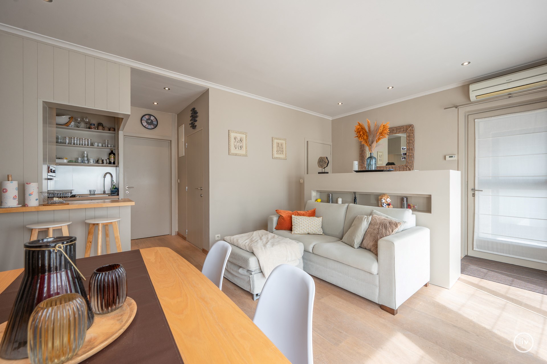 Gezellig appartement vlak bij de Lippenslaan met zicht op het groen. 