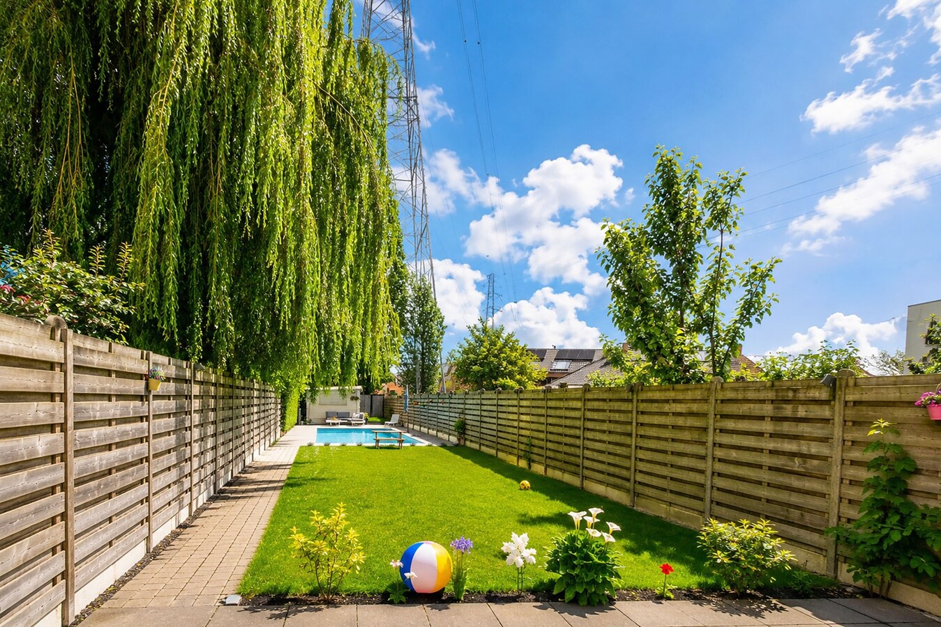 Instapklare, energiezuinige woning - 4 slpks - tuin - zwembad 