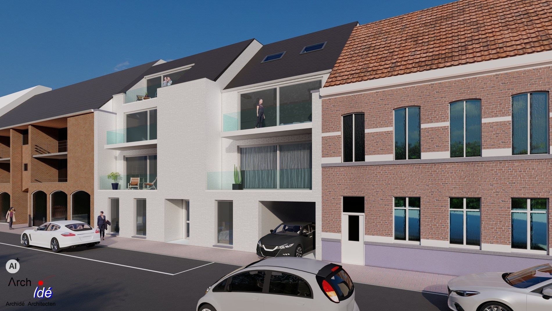 Nieuwbouwappartementen in Centrum Olsene 