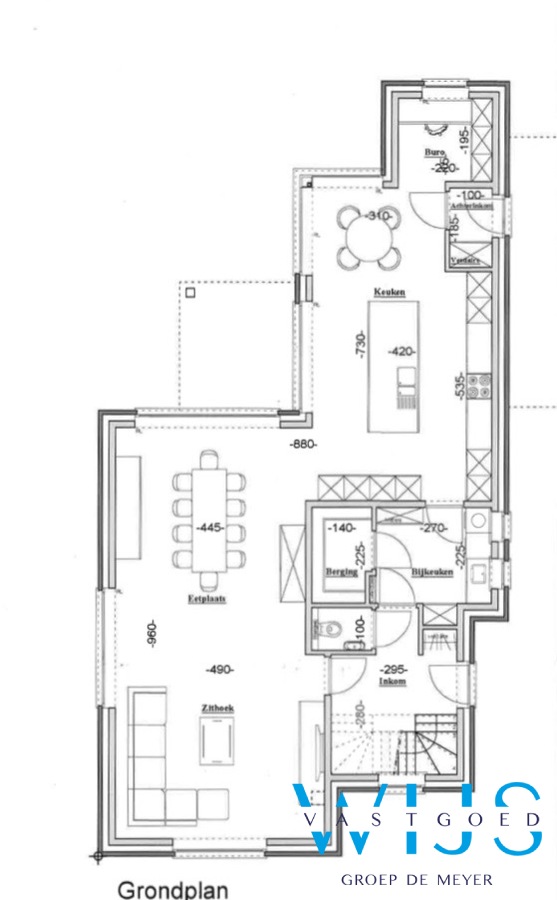 Ruime bouwgrond van 1.998 vierkante te Oosteeklo ! 