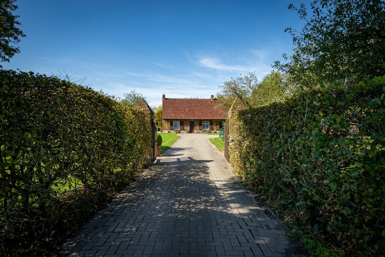 Renovated farmhouse with pasture on approximately 2 hectares in Veldegem. 