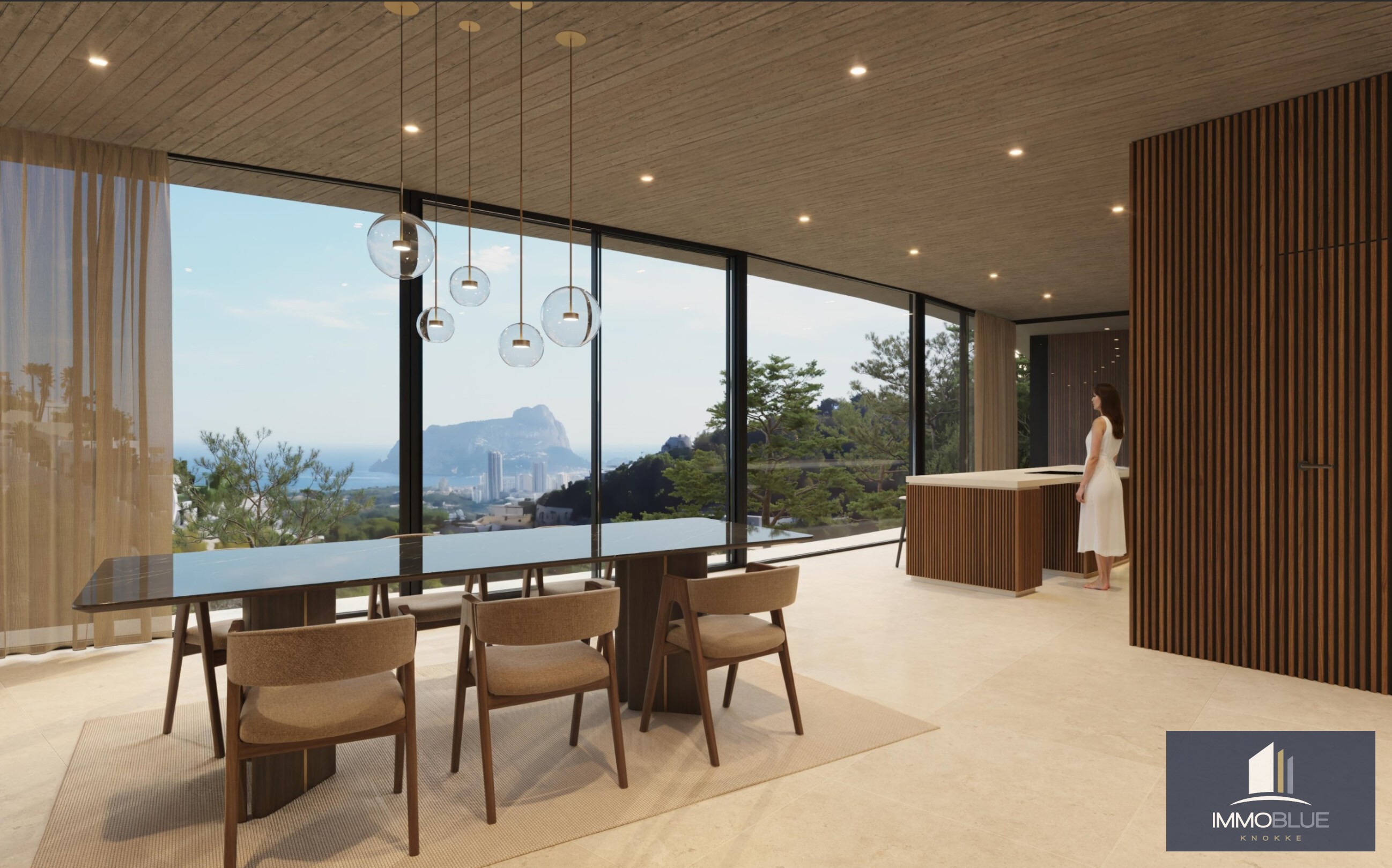 Rustig gelegen villa met panoramisch uitzicht tussen Moraira en Benissa 