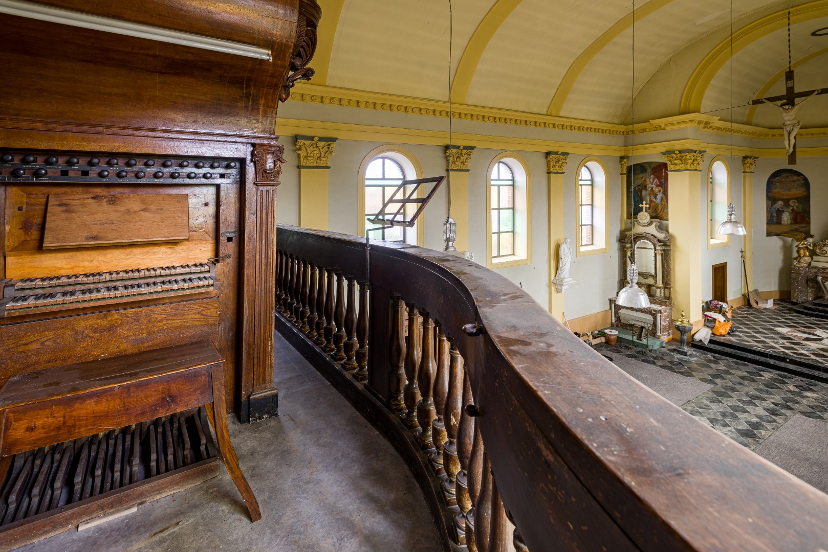 Uitzicht vanaf orgel