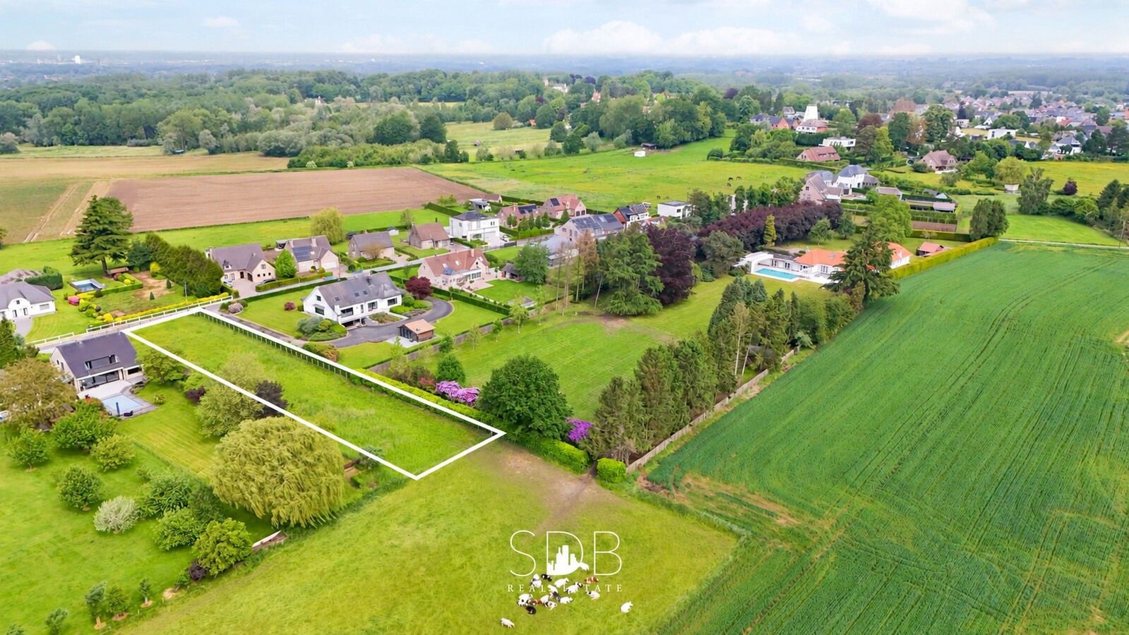 Bouwgrond voor open bebouwing op 2.336m² 