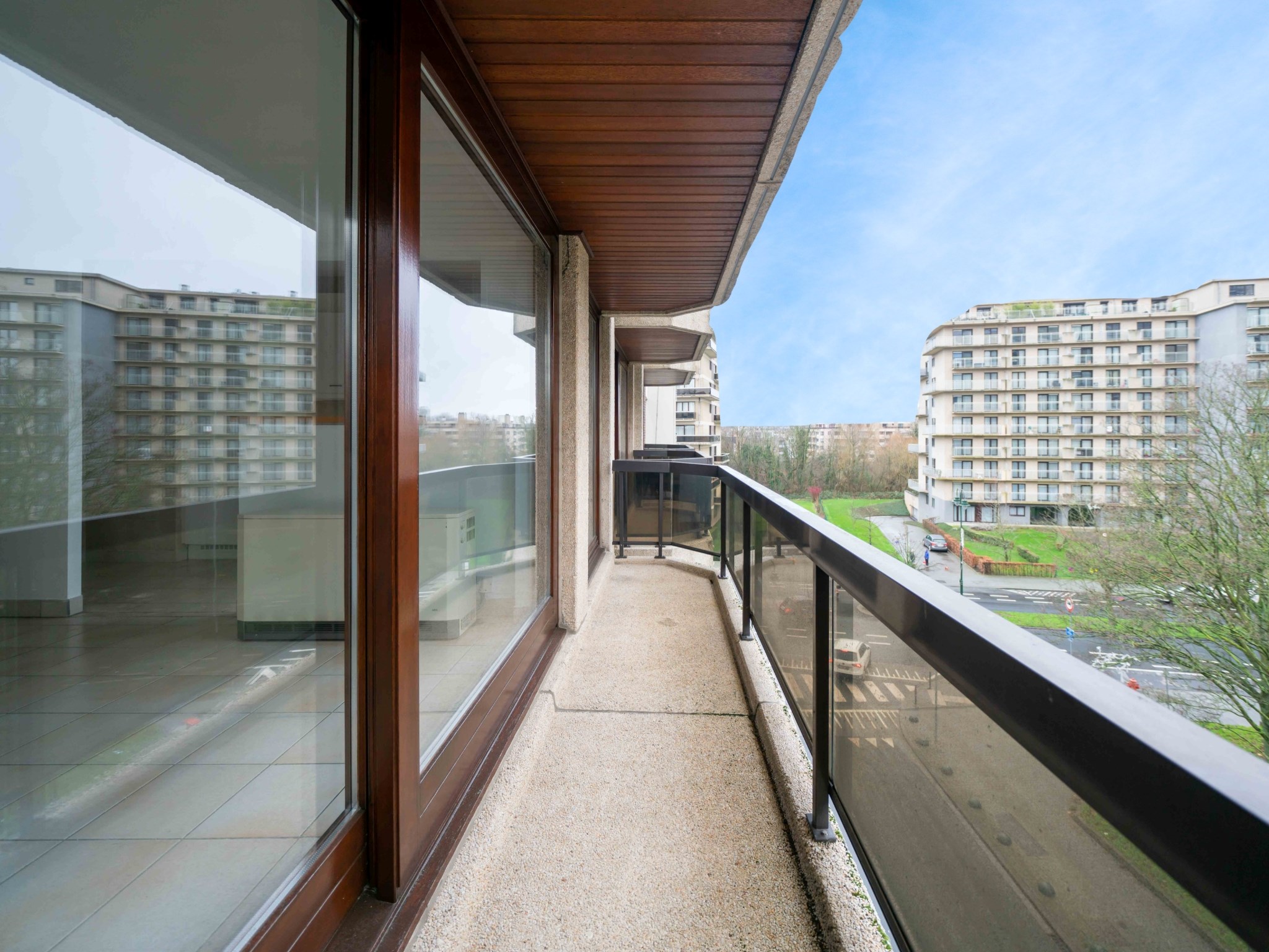 Ruim appartement met 1 slaapkamer en 2 terrassen 