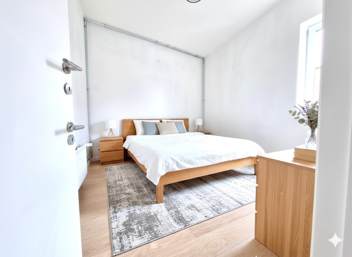 Instapklare woning te Harelbeke met 3 slaapkamers nabij het centrum ! 