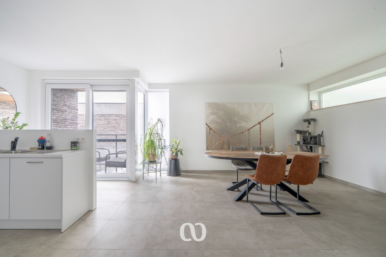 Zeer ruim appartement met twee slaapkamers in Oudenaarde 