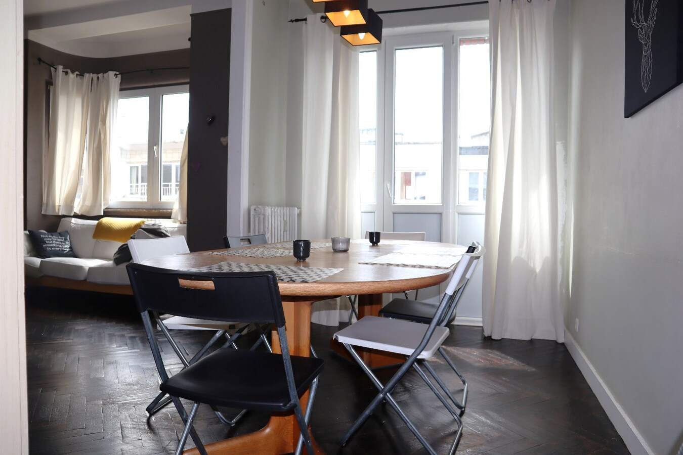 Prachtig appartement met 3 slaapkamers te Elsene (Brussel) 