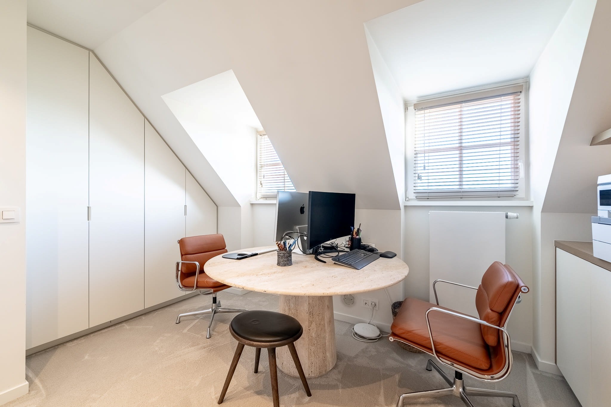 Maison récemment rénovée à vendre avec une vue magnifique sur les polders. 