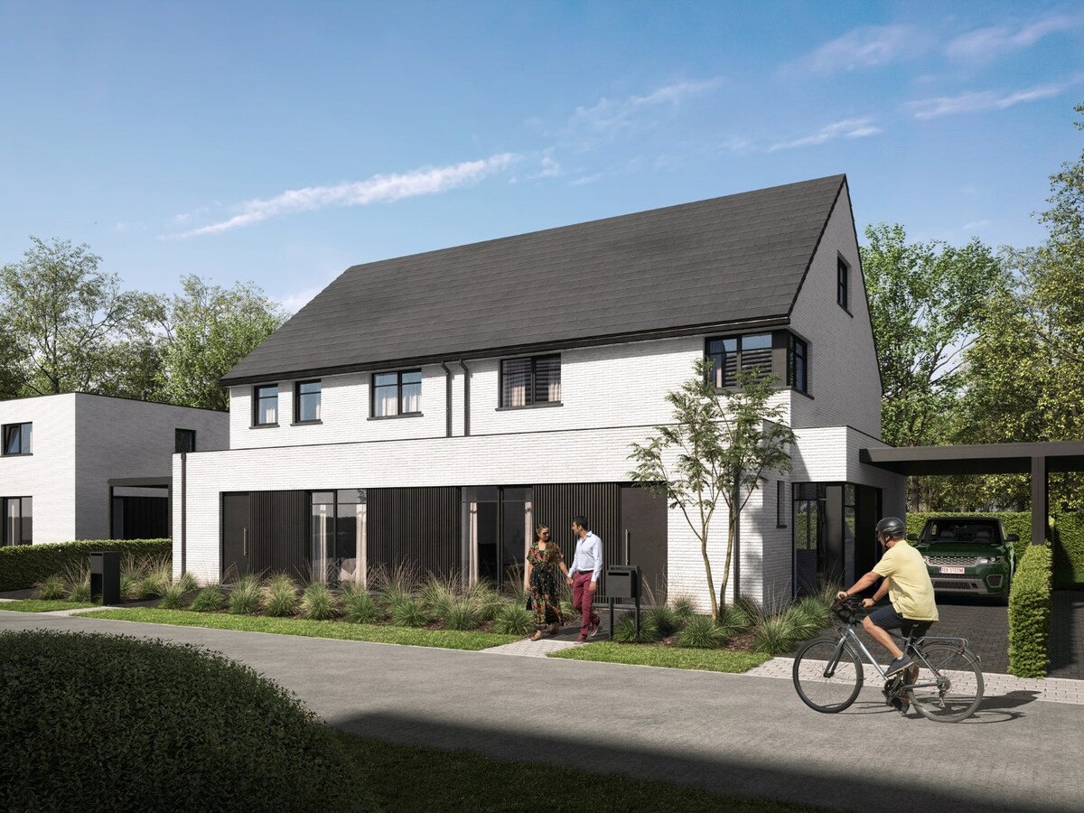 Nieuwbouwproject met mogelijkheid tot 5 slaapkamers op een uitstekende ligging in centrum Jabbeke 