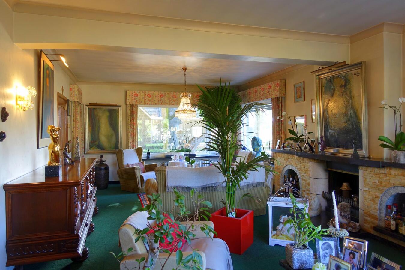 Stijlvolle villa in groene omgeving 