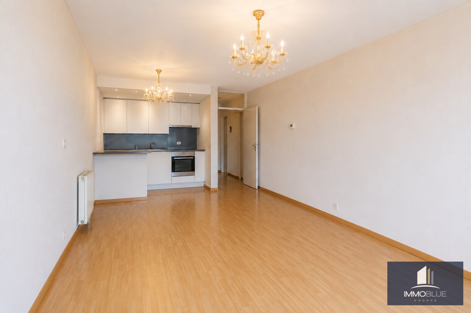 Appartement met frontaal zeezicht. 