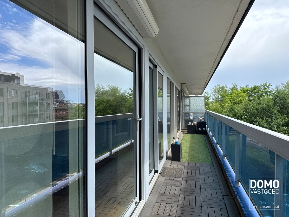 2-slaapkamerappartement met terras, airco en ondergrondse parking in centrum Hasselt. 
