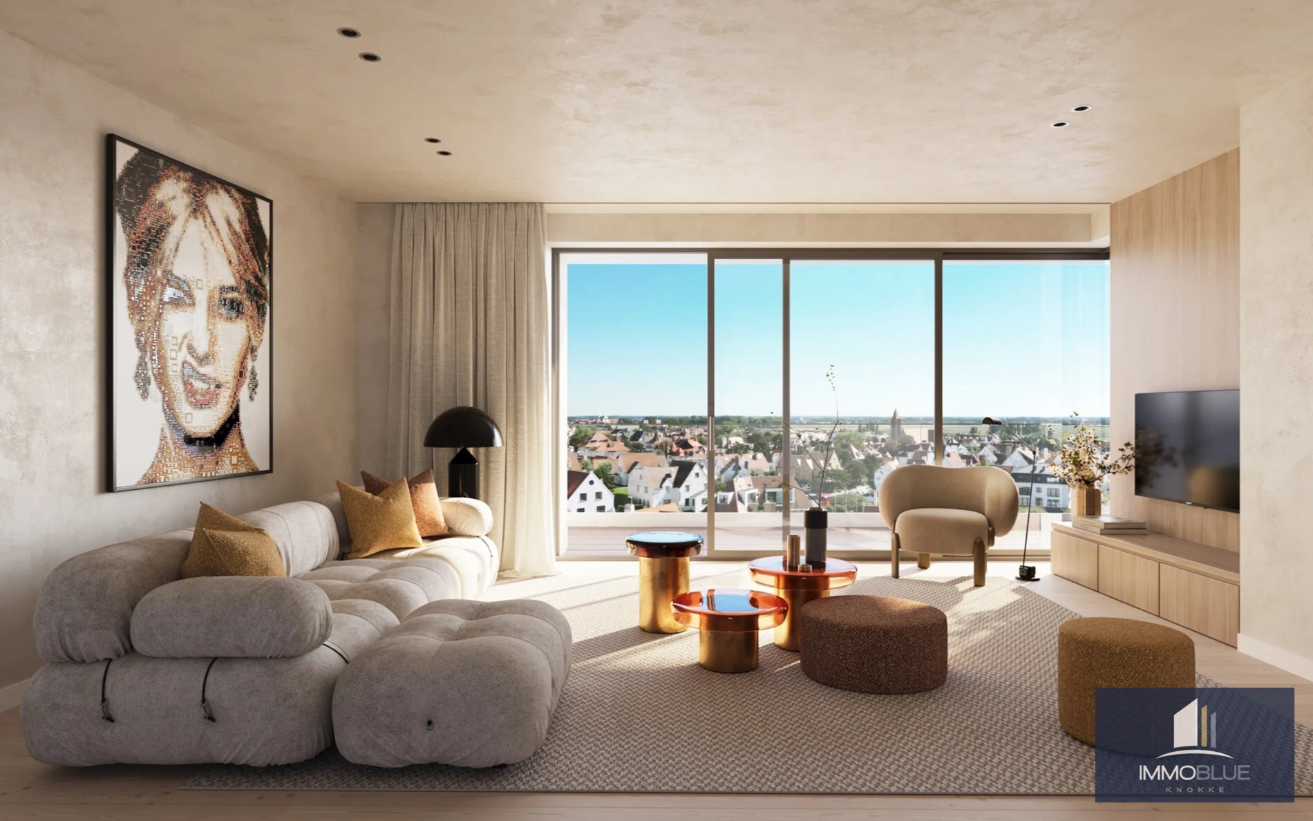 Nieuwbouw: Zuidgericht appartement met open zichten gelegen in het nieuwbouwproject Pierlala South. 