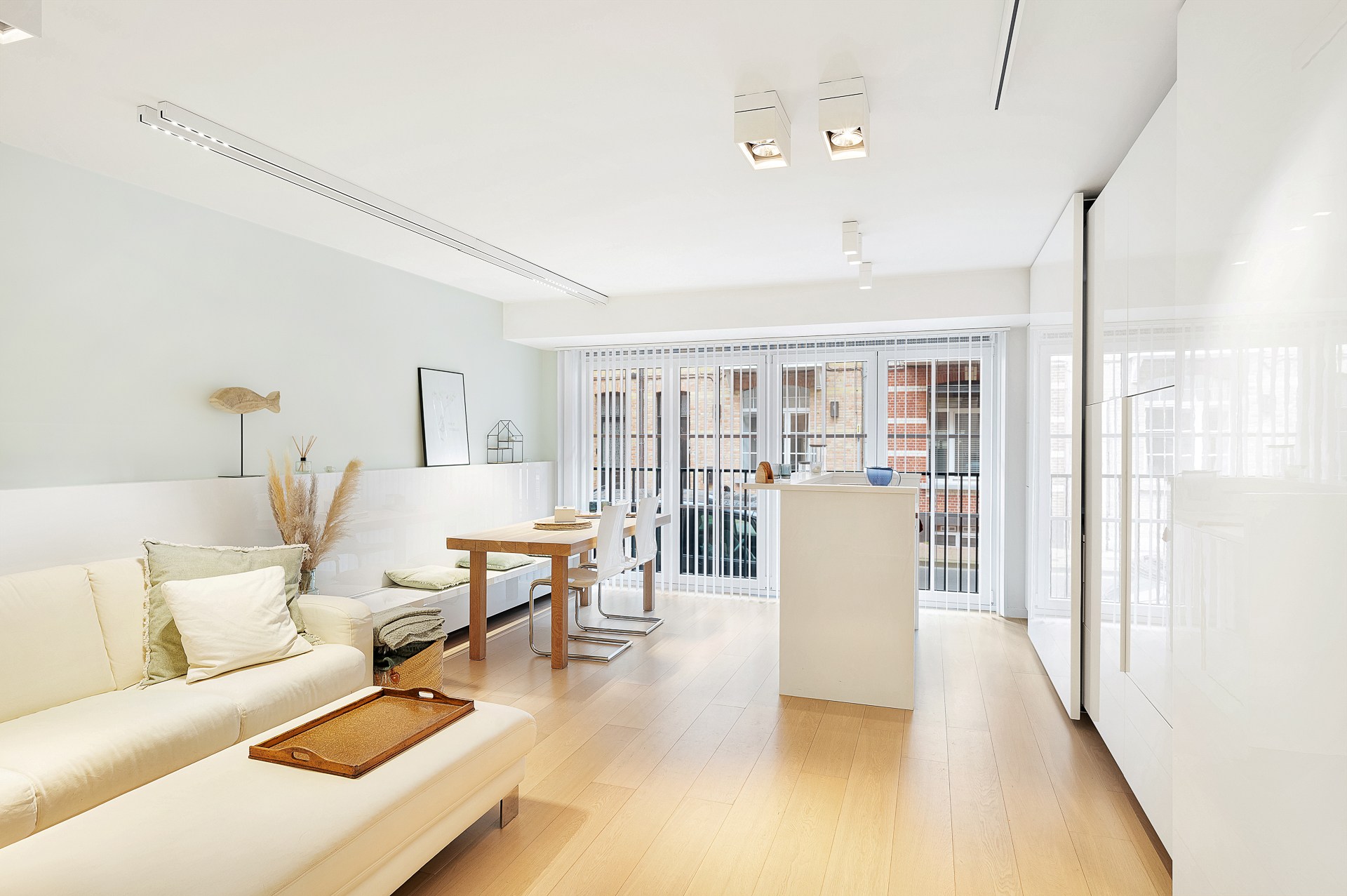 Appartement confortable avec 2 chambres dans un bâtiment récent, situé au centre de l'avenue Fincentlaan à Knokke. 