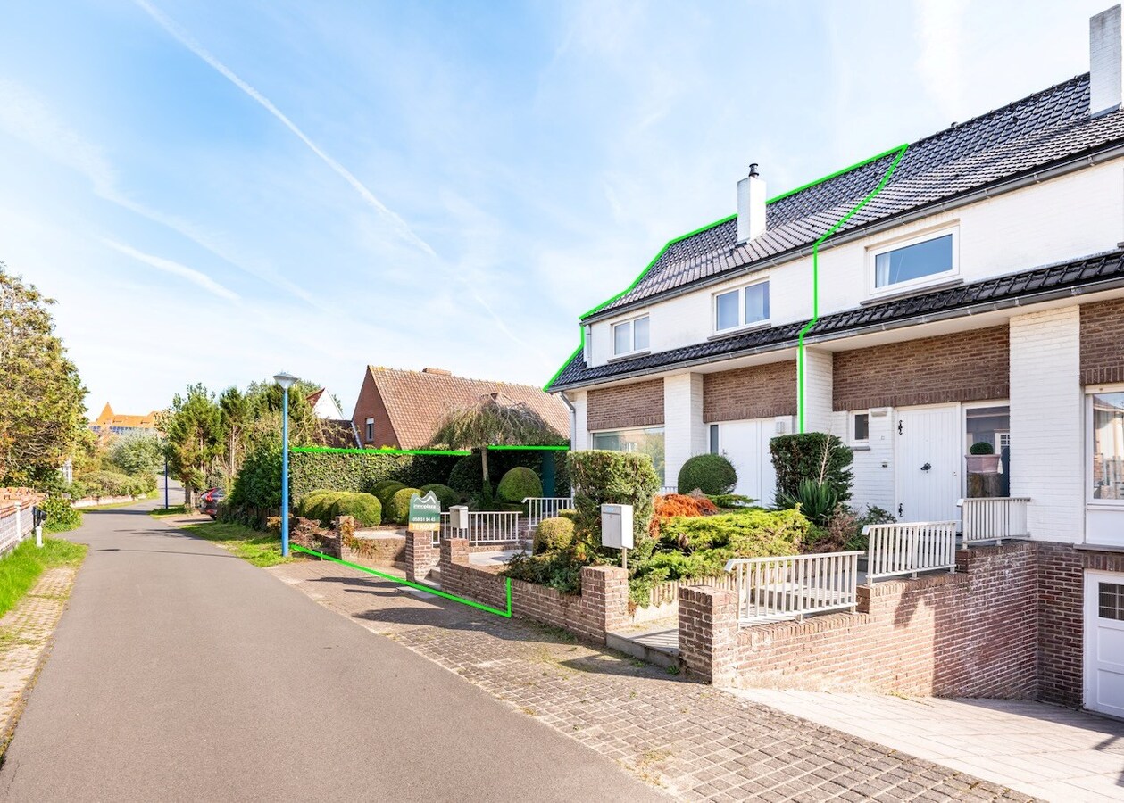 Charmante halfopen woning in Sint-Idesbald, vlak bij zee 
