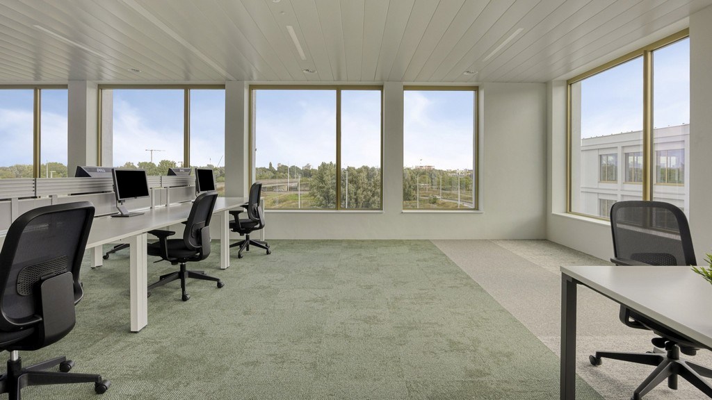 Nieuwbouw future proof kantoren te huur aan The Loop in Gent