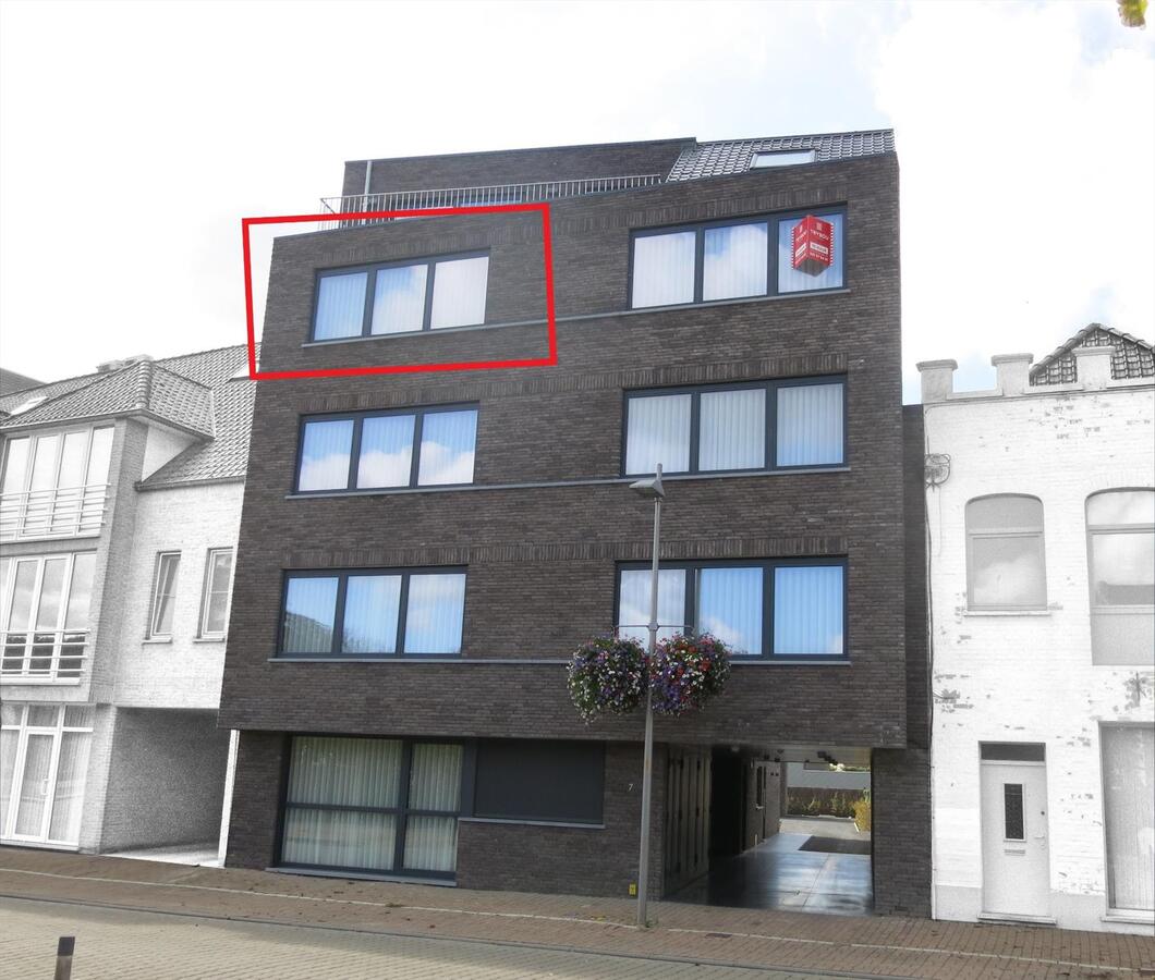 Nieuwbouwappartement met 2 slaapkamers op de Markt in Houthulst 