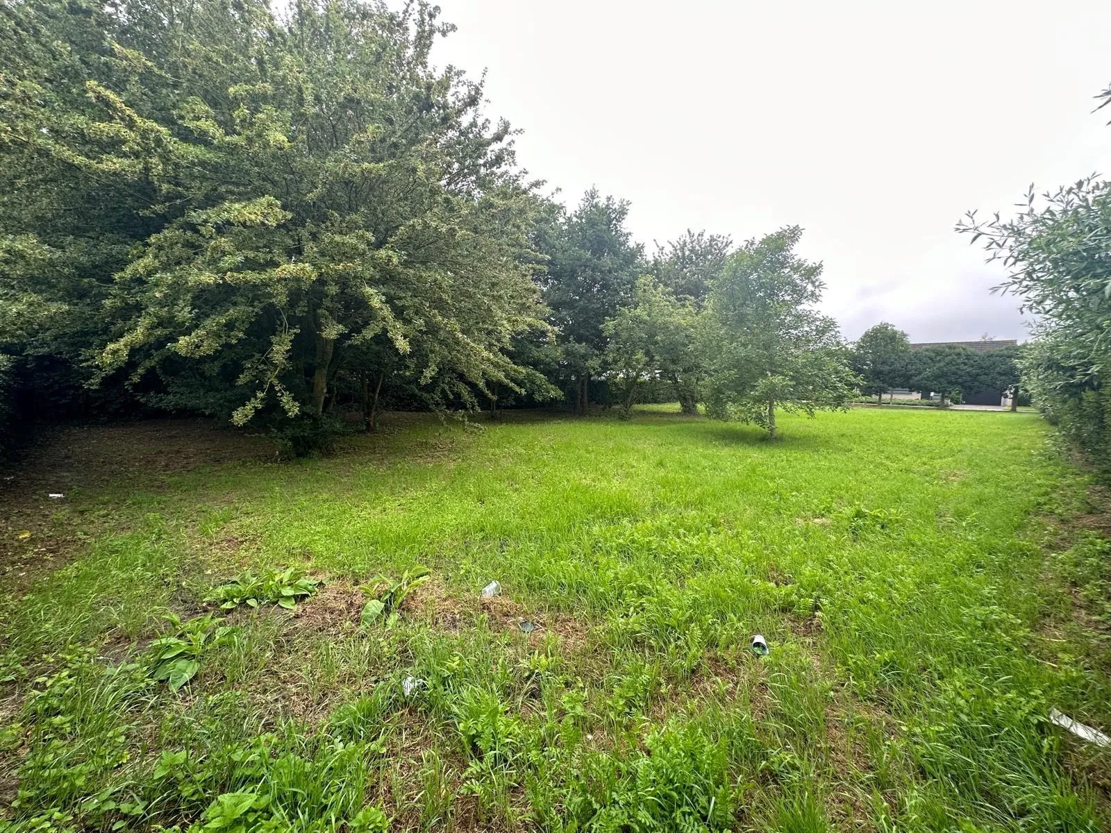 Bouwgrond voor het bouwen van een alleenstaande villa uniek gelegen op een perfect georiënteerd terrein van 1.377m², te koop in een residentiële villawijk aan de rand van Knokke