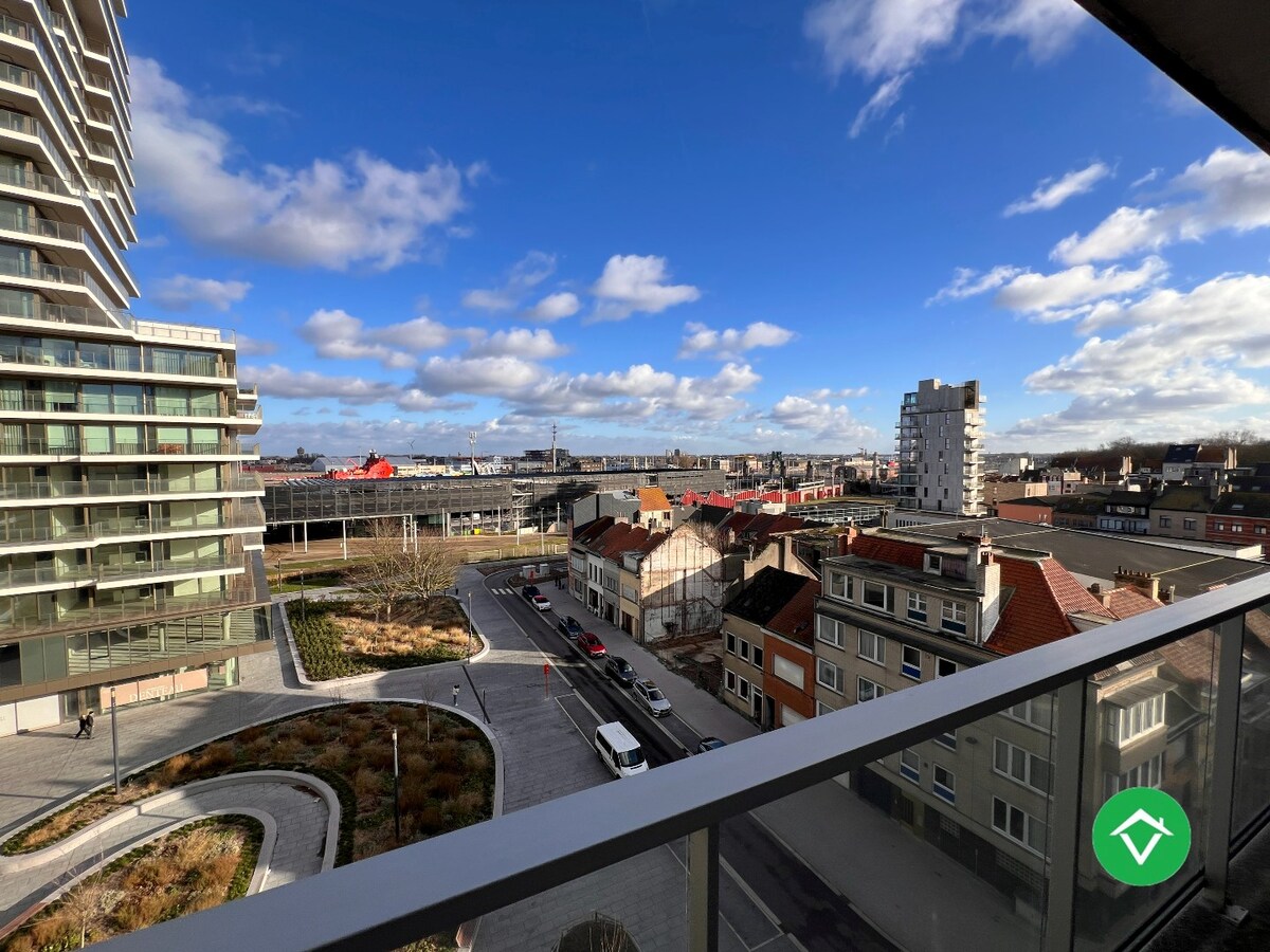 Appartement met 2 slaapkamers en ruim terras te Oostende 