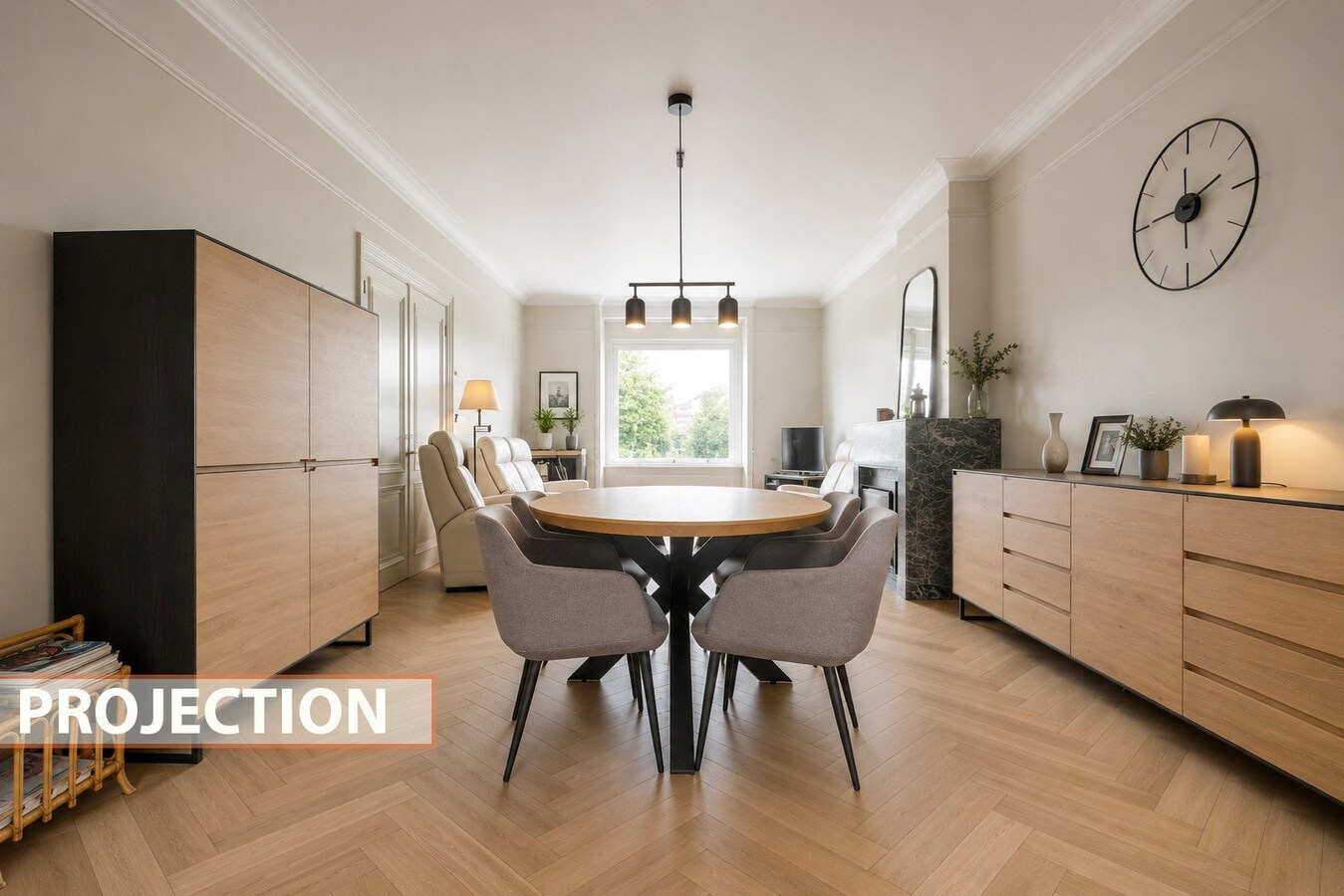Maison familiale avec jardin de +/- 200m² dans le centre-ville, garage, beaux volumes, COUP DE COEUR ! 