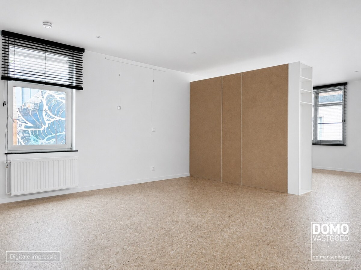 Ruim 1-slaapkamerappartement in Hasselt met loftstijl en Energielabel E, bewoonbare oppervlakte 105.00 en EPC-waarde 430.00 