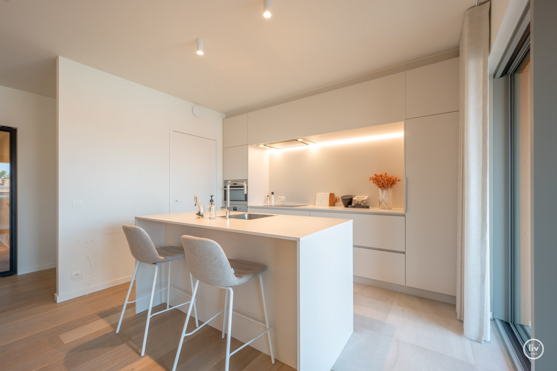 Appartement de 2 pièces bien situé à la Résidence Hoost. 