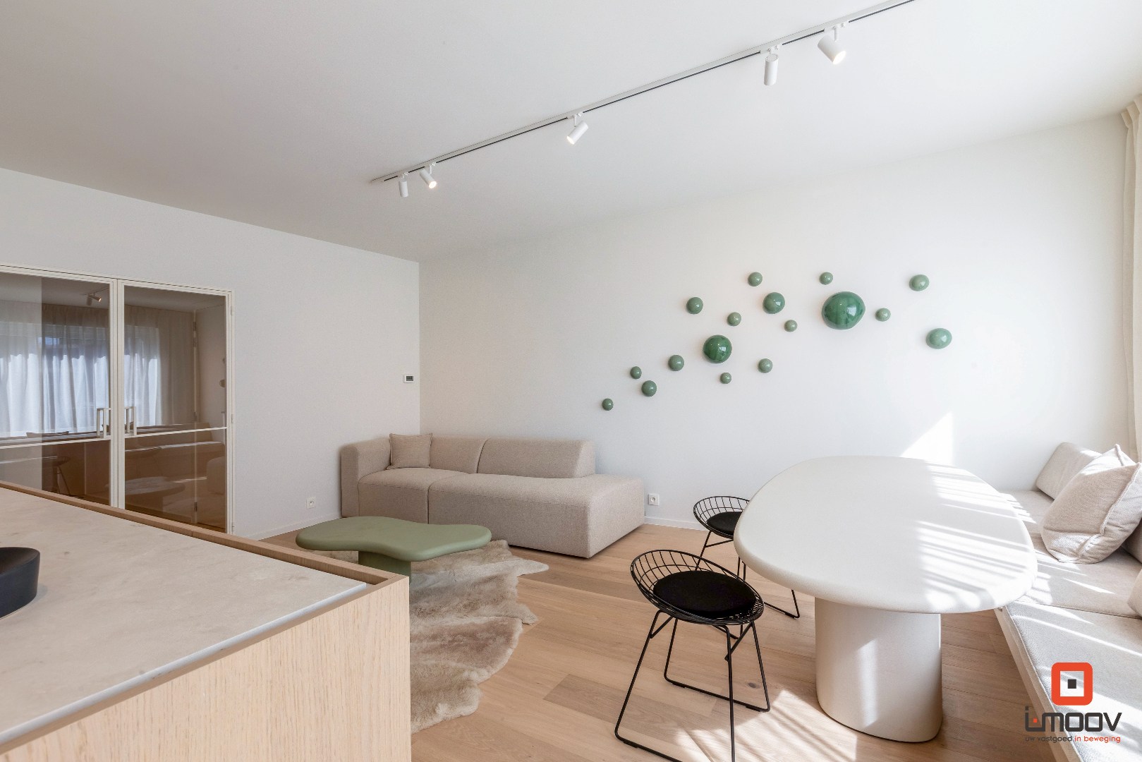 Luxueus tweeslaapkamer appartement met twee terrassen in hartje Oostende 