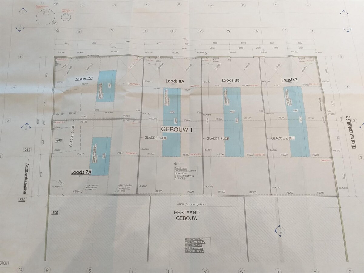 loods te huur op UITSTEKENDE ligging 