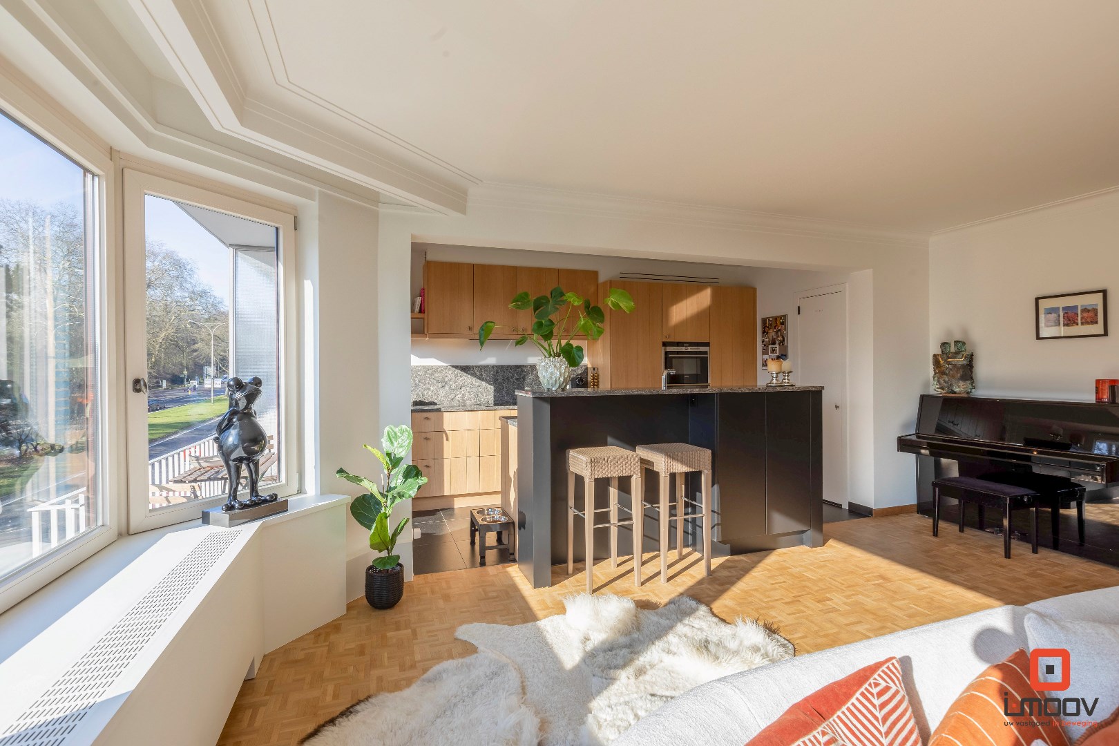Ruim instapklaar appartement met 3 slaapkamers en een prachtig uitzicht op het park! 